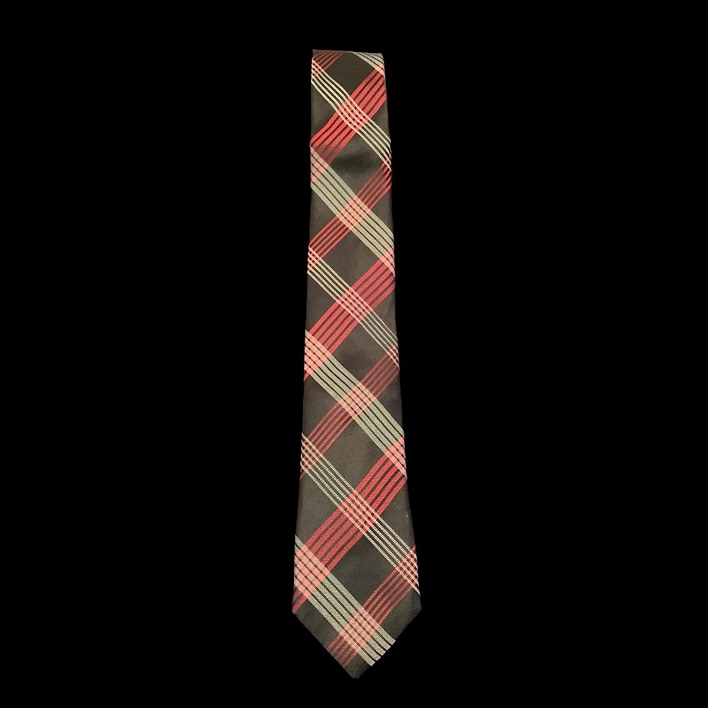 Sean John plaid 100% silk tie